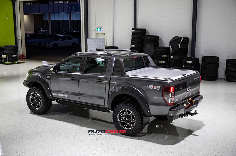 FORD RANGER GD06 GLOSS BLACK MILLED